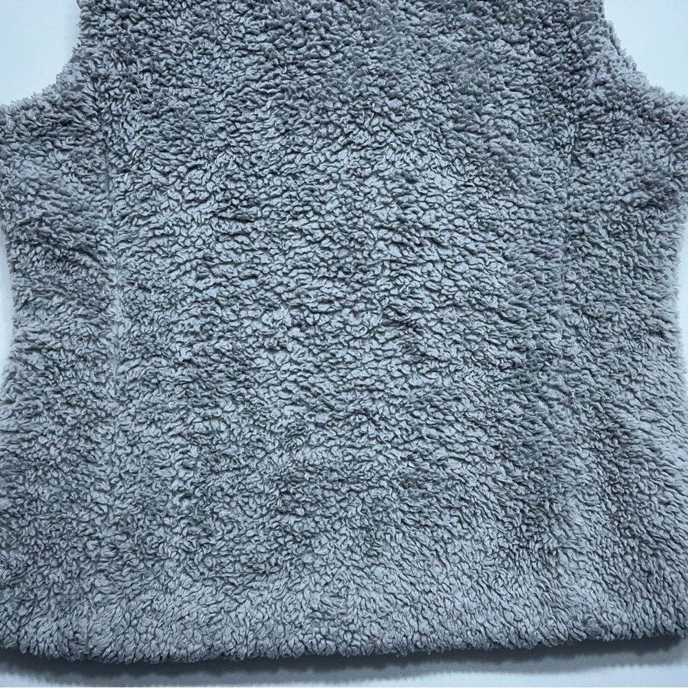 Patagonia Los Gatos Fleece Vest Womens Size Small Gray Deep Pile Full Zip - Picture 9 of 11